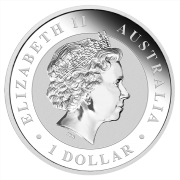 2016 Australia Kookaburra 1oz Silver Coin (Back) official
